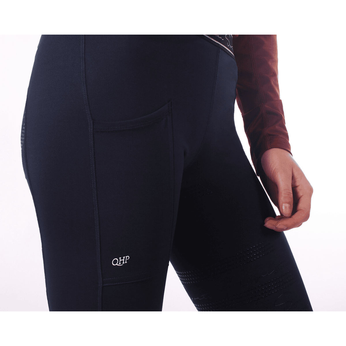 QHP Riding tights Eden Junior full grip