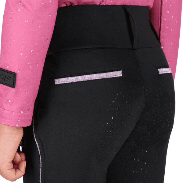 Hovedbilde QHP Riding tights isalyn Junior Full grip 