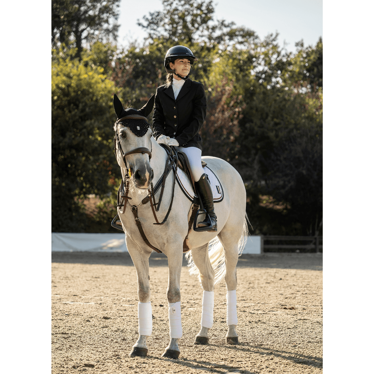 KL Classic Jumping Saddle Pad White