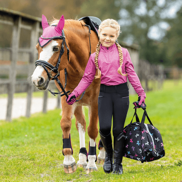 Hovedbilde QHP Riding tights isalyn Junior Full grip 