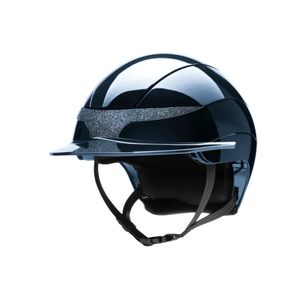 Hovedbilde Equiline XANTO - glossy blue helmet with ...