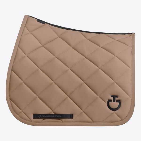 Hovedbilde Diamond Quilted Jersey Dressage Saddle Walnut