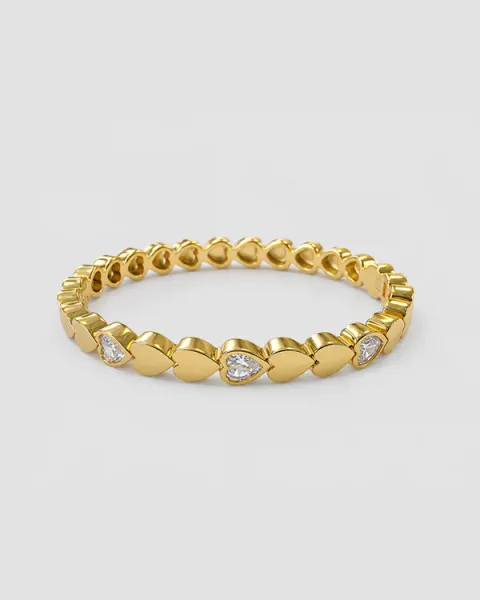 Hovedbilde Hermines Story  Josefine - Heart Bangle Bracelet, ...