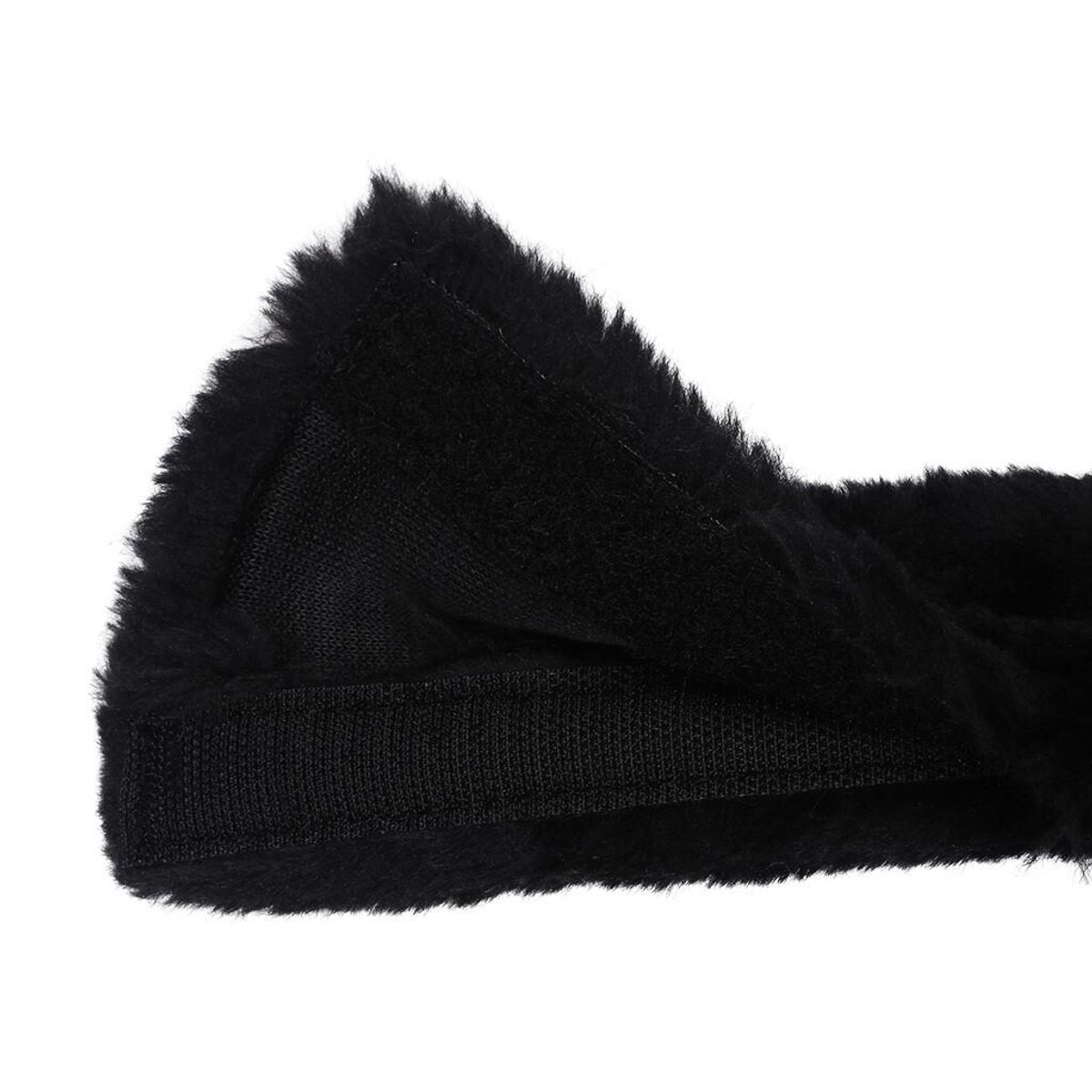 QHP Noseband cover brown