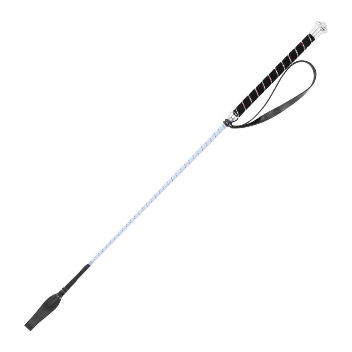 Equipage Ridepisk med striper, assorterte farger