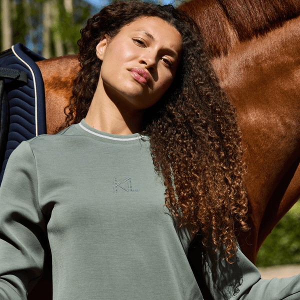 Hovedbilde KLLilian Ladies Sweatshirt - Green Agave 