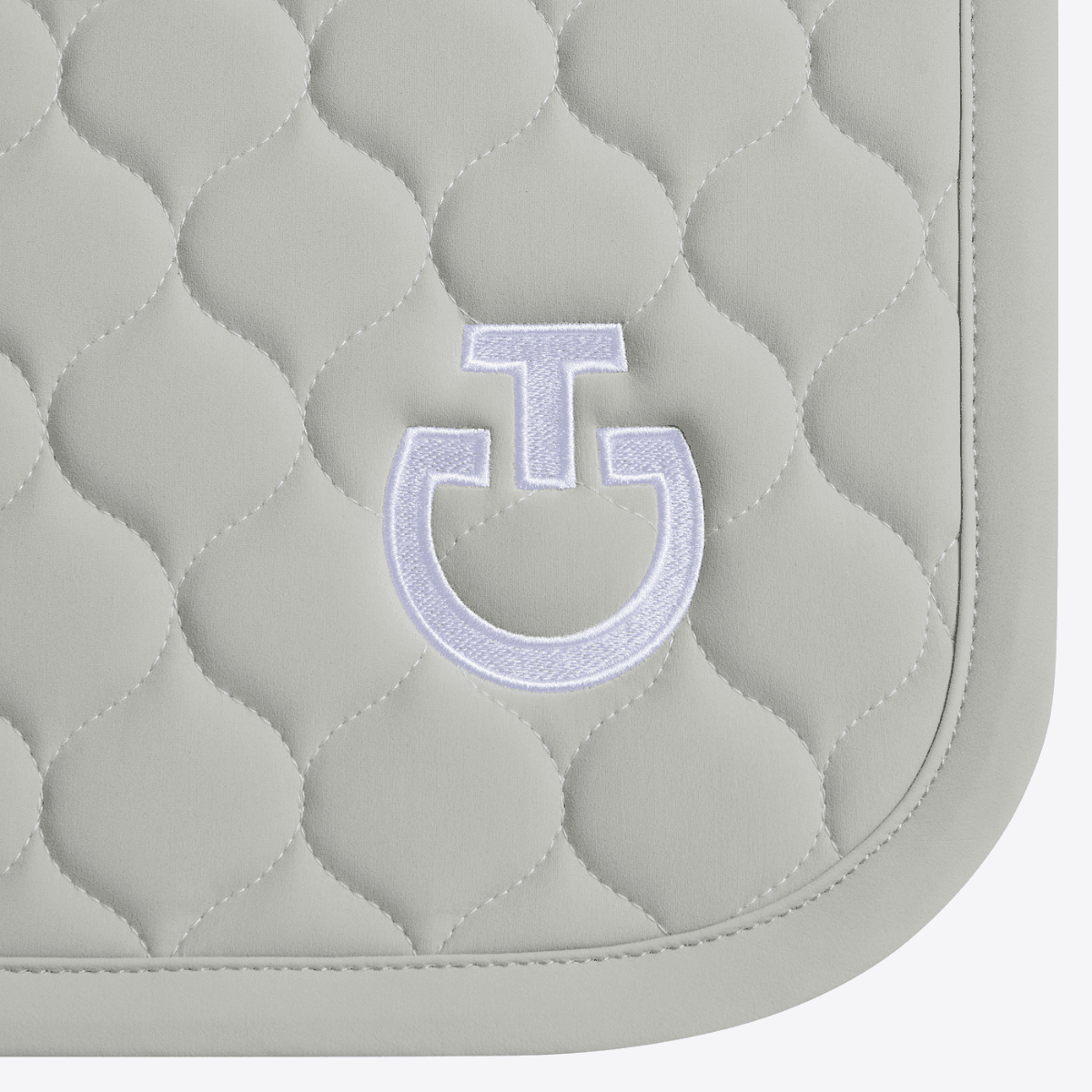 CT Circular Quilted Jersey Dressage Saddle Pad - Belgian Block