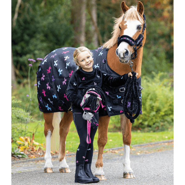 Hovedbilde QHP Sweather Isalyn Junior Unicorn dream