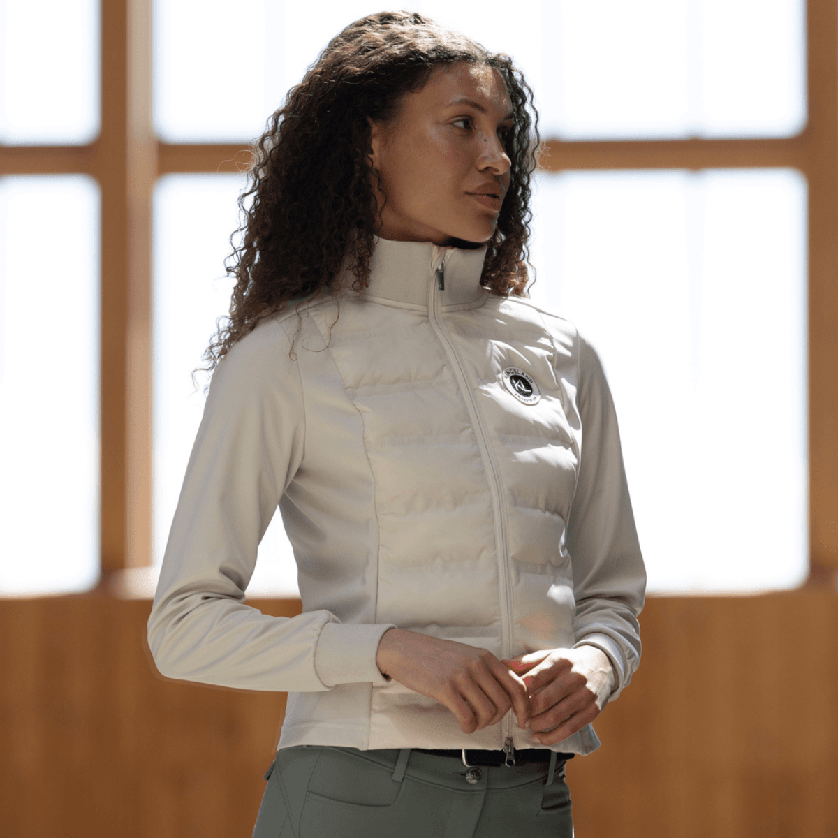 KLLucy Ladies Hybrid Riding Jacket - Rainy Day